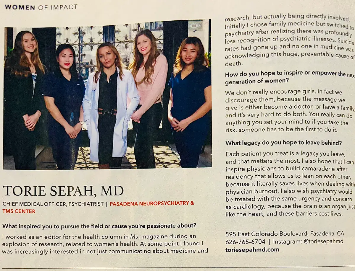 Pasadena-article Article about Pasadena Neuropsychiatry